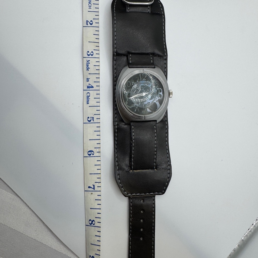 Working Harry Potter Dementor Black and Silver Watch. Wide band. - Picture 4 of 14